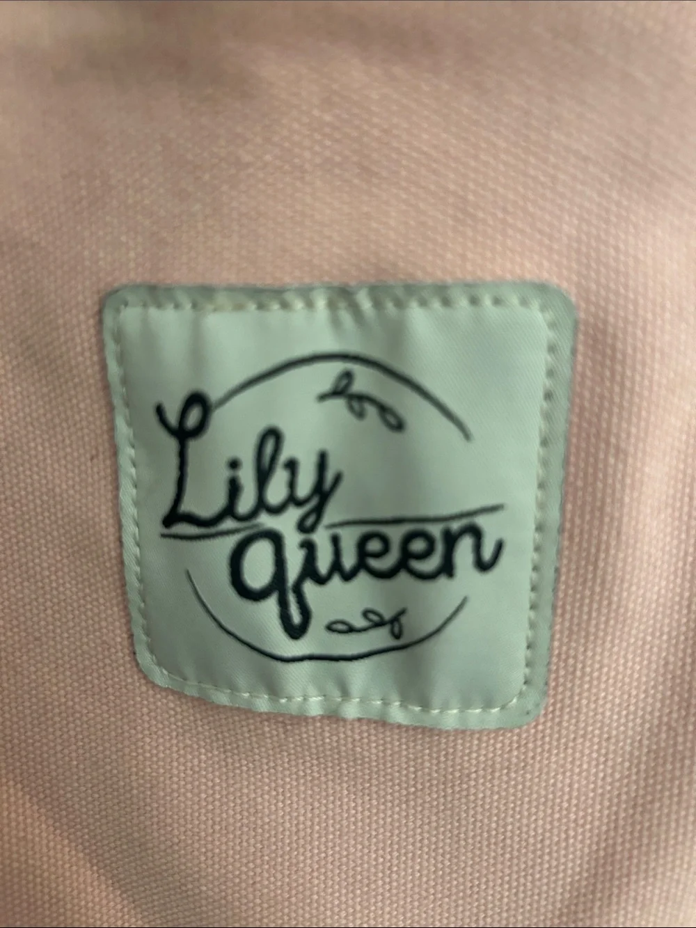 Women's Pink Canvas Tote Bag